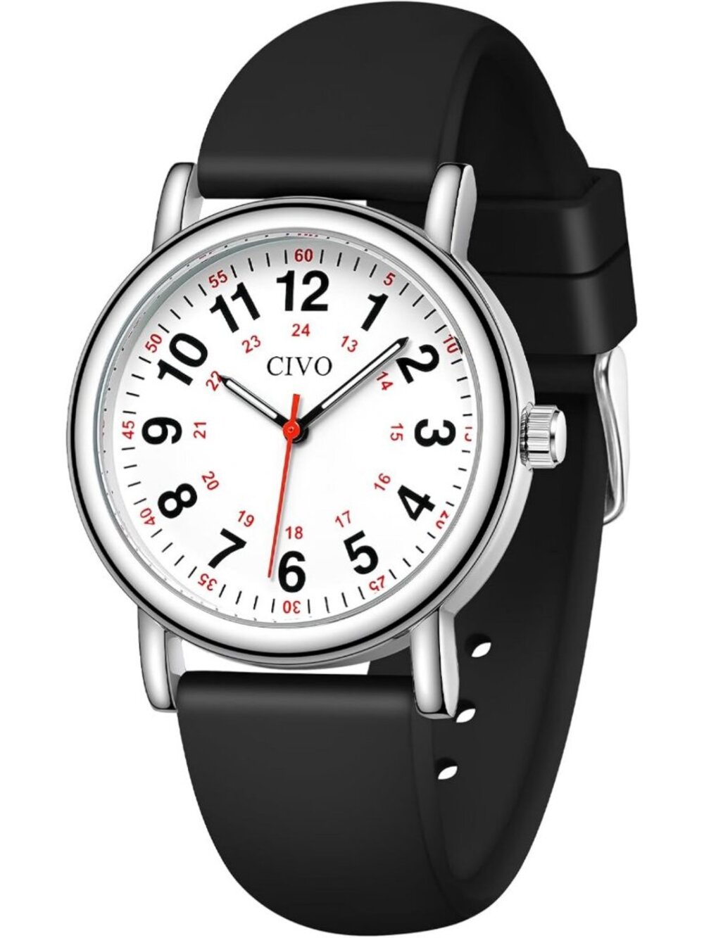 Stylish Analog Nurse Watch for Men & Women | Easy Read Dial, Perfect Gift